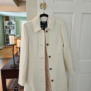 J CREW  WHITE COAT